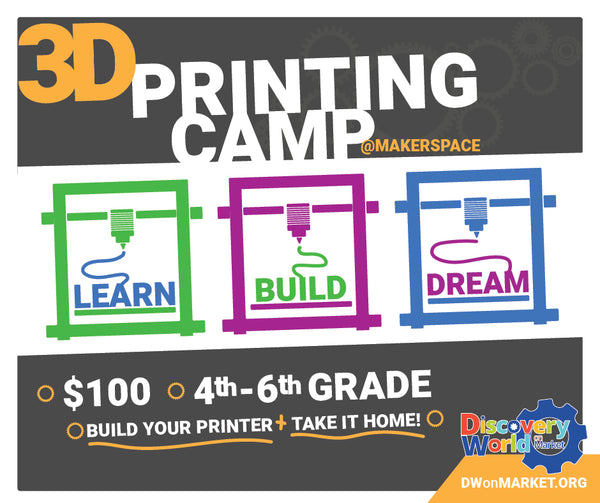 3D Printing Camp - (4th through 6th grade)