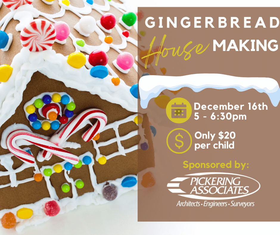 Gingerbread MakerDays Class - December 16th 5-6:30pm